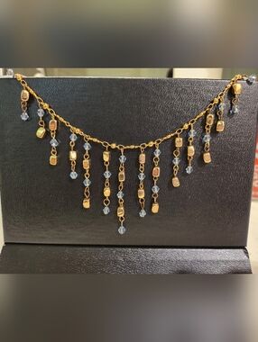 Blue Fring Necklace